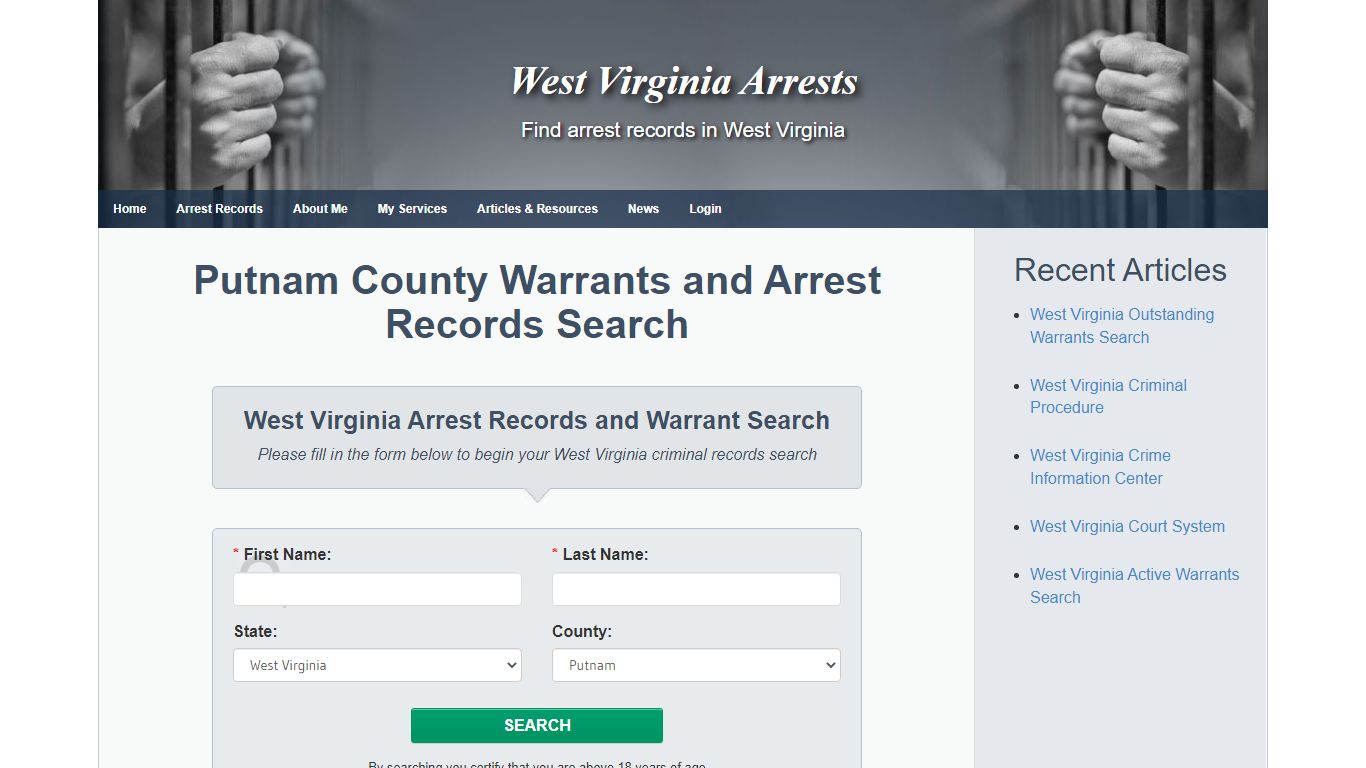 Putnam County Warrants and Arrest Records Search